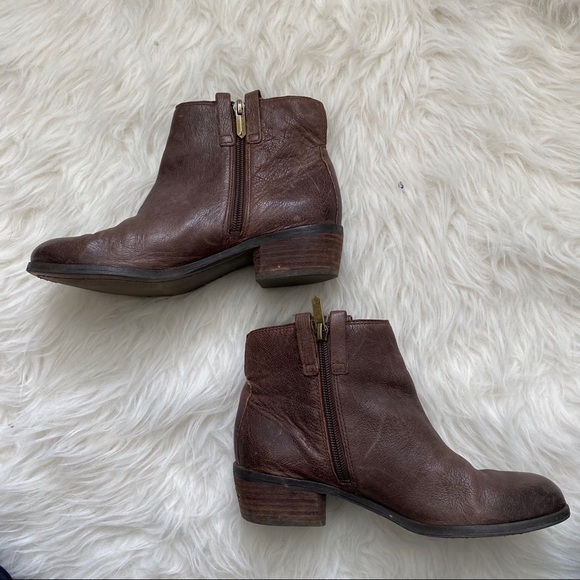 Sam Edelman James Leather Ankle Bootie Size 5.5 - Picture 3 of 7